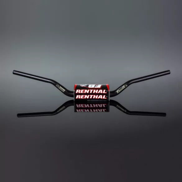 RENTHAL KORMÁNY (36MM) MX FATBAR 36 FEKETE KTM SX/SX-F, SUZUKI RM/RM-Z, YAMAHA YZ-F PÁRNÁZOTT FEKETE SZÍN SZIVACCAL