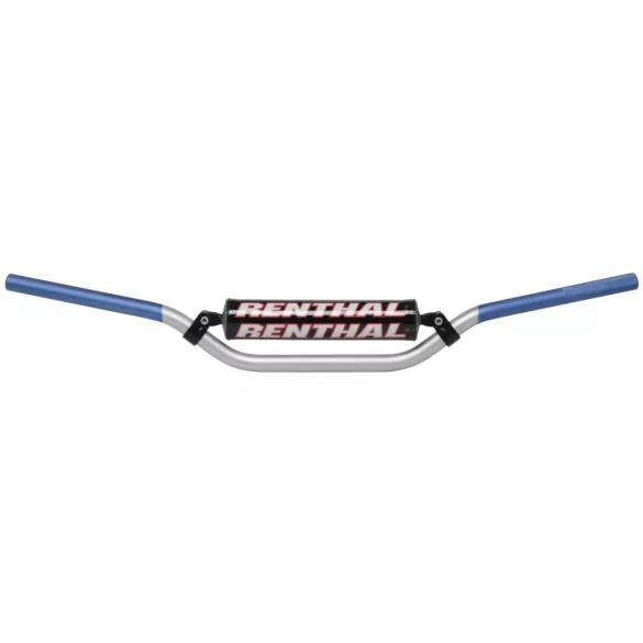 Renthal MX kormány (22mm), ezüst/kék, RC modell, ezüst/kék szivaccsal