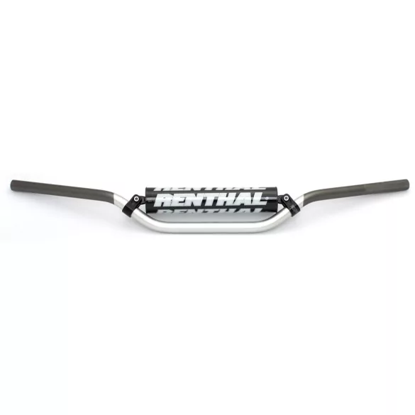 Renthal MX kormány (22mm), ezüst/szürke, Villopoto / Stewart modell, ezüst/szürke szivaccsal