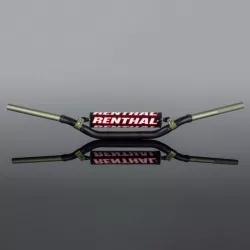   RENTHAL KORMÁNY 1,1/8 COLL (28,6MM) MX TWINWALL 991 FEKETE KTM SX/SX-F '09-'12; SUZUKI RM / RMZ '06-'13; YAMAHA YZF '18-'21 PÁRNÁZOTT FEKETE SZÍN SZIVACCAL