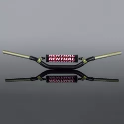   RENTHAL KORMÁNY 1,1/8 COLL (28,6MM) MX TWINWALL 993 FEKETE KTM SX85 '13-; HUSQVARNA TC85 '13- PÁRNÁZOTT FEKETE SZÍN SZIVACCAL