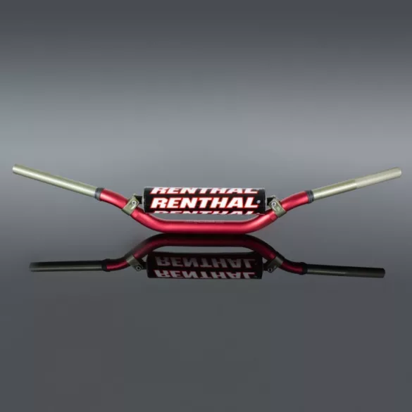 RENTHAL KORMÁNY 1,1/8 COLL (28,6MM) MX TWINWALL 996 PIROS VILLOPOTO / STEWART PÁRNÁZOTT PIROS SZÍN SZIVACCAL