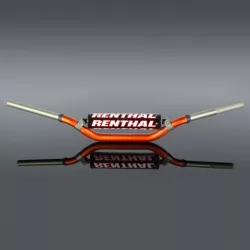   RENTHAL KORMÁNY 1,1/8 COLL (28,6MM) MX TWINWALL 998 NARANCSSÁRGA REED / WINDHAM PÁRNÁZOTT NARANCSSÁRGA SZÍN SZIVACCAL