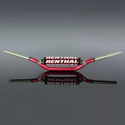   RENTHAL KORMÁNY 1,1/8 COLL (28,6MM) MX TWINWALL 999 PIROS MCGRATH / SHORT PÁRNÁZOTT PIROS SZÍN SZIVACCAL