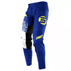   Shot Racing 2022 Devo Kid Roll gyerek cross nadrág , kék-fehér-sárga , YXS