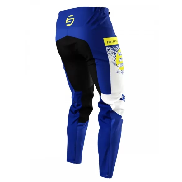 Shot Racing 2022 Devo Kid Roll gyerek cross nadrág , kék-fehér-sárga , YS