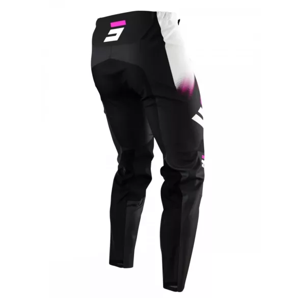 Shot Racing 2022 Devo Versus gyerek cross nadrág , fekete-fehér-pink , YS