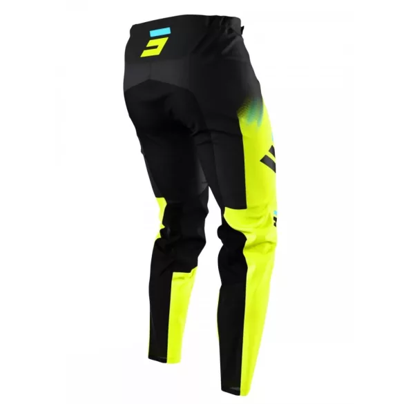 Shot Racing 2022 Devo Versus gyerek cross nadrág , fekete-fluo sárga , YS