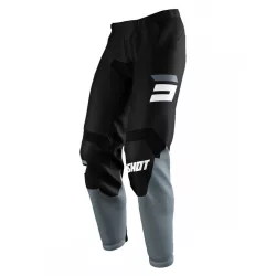   SHOT RACING Moto Devo Raw Burst cross nadrág, fekete-szürke-fehér, 26