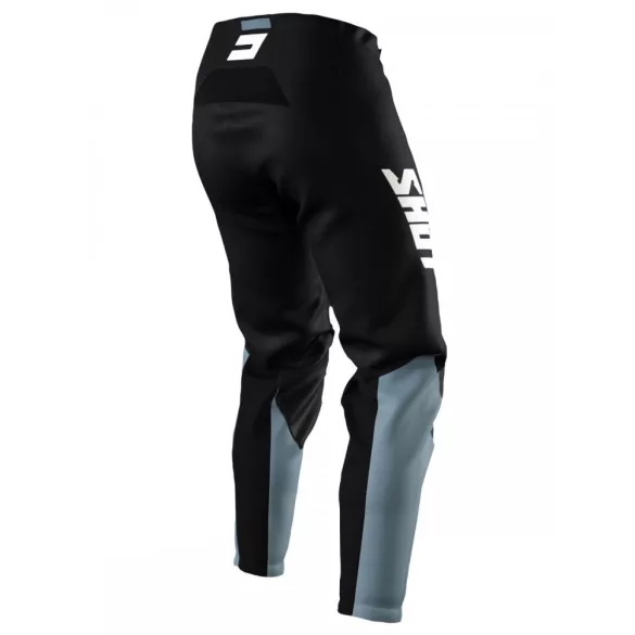 SHOT RACING Moto Devo Raw Burst cross nadrág, fekete-szürke-fehér, 26