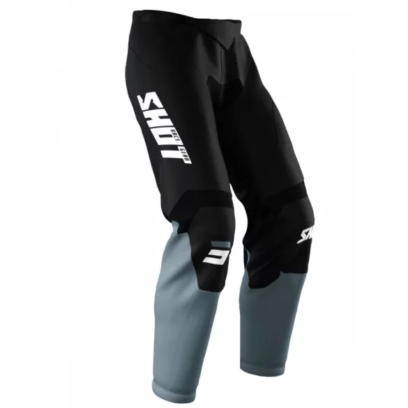 SHOT RACING Moto Devo Raw Burst cross nadrág, fekete-szürke-fehér, 26