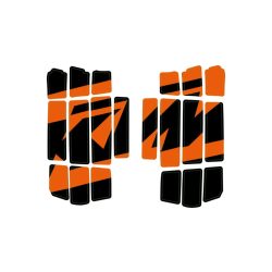   Ktm factory hűtővédő műanyag matrica szett - MX/Enduro 2022-2024