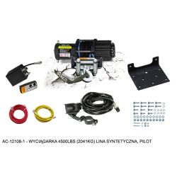   Bronco ATV csörlő 4500LBS (2041KG) szintetikus kötéllel 5.5MM X 15,5M