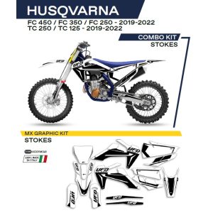 Ufo komplett matrica szett, Husqvarna TC 125/250 '19-'22; FC 250/350/450 '19-'22 2T