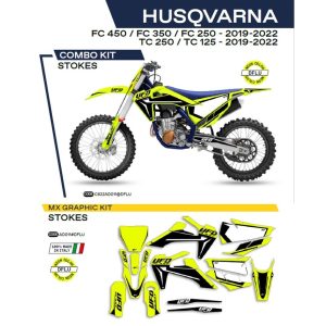 Ufo komplett matrica szett, Husqvarna TC 125/250 '19-'22; FC 250/350/450 '19-'22 2T