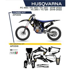   Ufo komplett matrica szett, Husqvarna TC 125/250 '19-'22; FC 250/350/450 '19-'22 2T