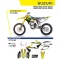 Suzuki UFO komplett matrica szett, RM - Z 250 '19 - '22; RM - Z 450 '18 - '22