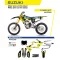 Suzuki UFO komplett matrica szett, RM - Z 250 '19 - '22; RM - Z 450 '18 - '22