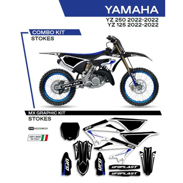 Ufo komplett matrica szett, Yamaha YZ125/250 2022