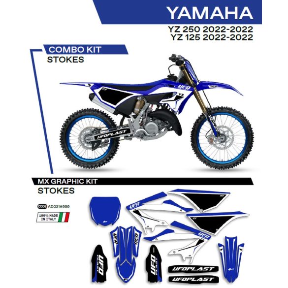 Ufo komplett matrica szett, Yamaha YZ125/250 2022