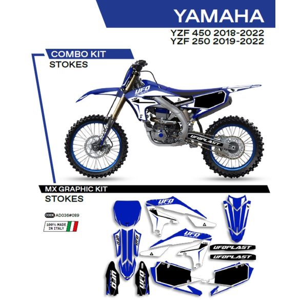 Ufo komplett matrica szett, Yamaha YZF 250 '19-'22; YZF 450 '18-'22