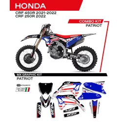   Ufo komplett matrica szett, Honda CRF 250R '22; CRF 450R '21-'22 PATRIOT