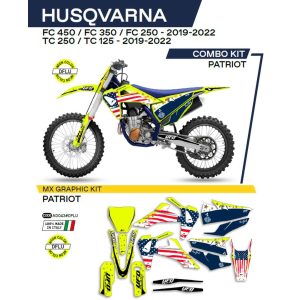 Ufo komplett matrica szett, Husqvarna TC 125/250 '19-'22; FC 250/350/450 '19-'22 2T