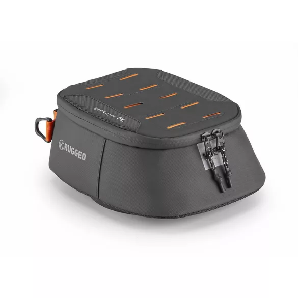 KAPPA 2026/01 TANKTÁSKA TANKLOCK RÖGZÍTÉSHEZ, 5L, FEKETE SZÍNBEN (24,5X20,5X10CM) (K' RUGGED) - AVSH RÖGZÍTÉS CSATLAKOZTATÁSI LEHETŐSÉGGEL
