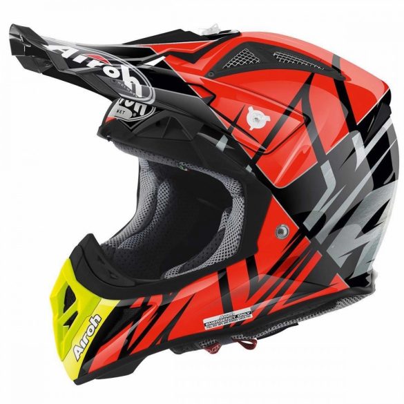 AIROH HELM MX AVIATOR 2.2 STYLING ORANGE GLOSS cross bukósisak, 