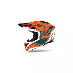 Aviator 3 Rampage bukósisak, narancs ,fényes