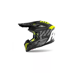 Aviator 3 Rampage bukósisak, fekete-sárga ,fényes