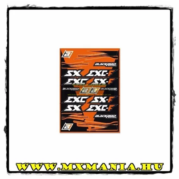 Blackbird matricaszett, Kawasaki, KTM, Suzuki,Yamaha motorokhoz