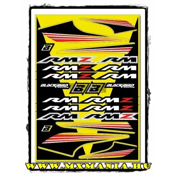 Blackbird matricaszett, Kawasaki, KTM, Suzuki,Yamaha motorokhoz