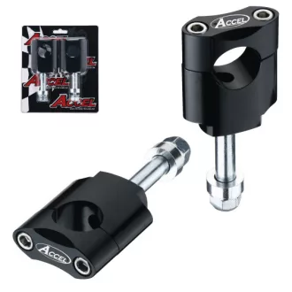 Accel kormánybefogó 28,6mm M12 fekete bm - 13bk28