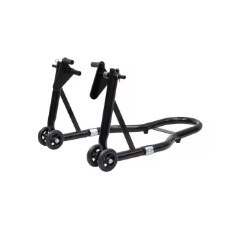  Biketec pro motoros emelő/állvány első kerékhez fekete színben