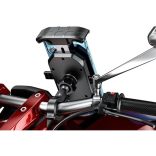 Biketec telefontartó konzol - típus "R15-metal" kormányra és tükörre szerelhető