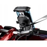 Biketec telefontartó konzol wireless töltővel -  "R15PD", kormányra vagy tükörre szerelhető