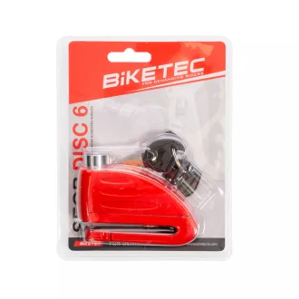   Biketec seqr féktárcsazár - 16MM - es csap/tüske, méret: 98,5mm x 53,6mm, 3 kulcs