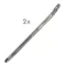 Biketec 2 db - os készlet: hajlított gumiabroncs - szerelő vasak 500 x 25 x 9 mm 50 cm
