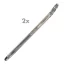 Biketec 2 db - os készlet: hajlított gumiabroncs - szerelő vasak 500 x 25 x 9 mm 50 cm