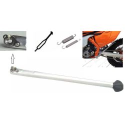   Buzzetti kitámasztó,  KTM EXC 200/250/300 '08-'16, EXCF 250/350/450/500/505/530 '08-'16, EZÜST (ALUMÍNIUM) (OEM: 78003023044)