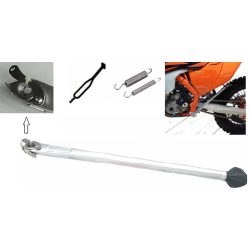   Buzzetti kitámasztó,  KTM EXC/EXCF '17-20, HUSQVARNA FE/FX/TE '17-20 EZÜST SZÍN (ALUMÍNIUM) (OEM: 79003023044)