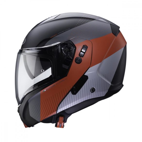 Caberg Horus Scout flip-up-felnyithatós bukósisak,  black/red/grey