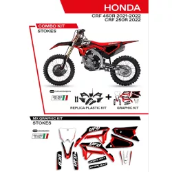   Ufo komplett idomszett+ matrica szett, Honda CRF 250R '22; CRF 450R '21-'22