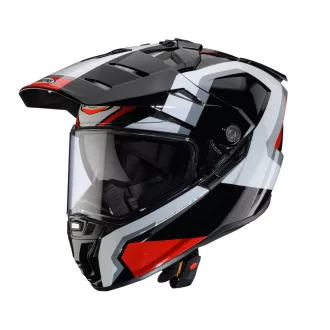   Caberg Tanami Scram dual adventure bukósisak fekete/piros/fehér L