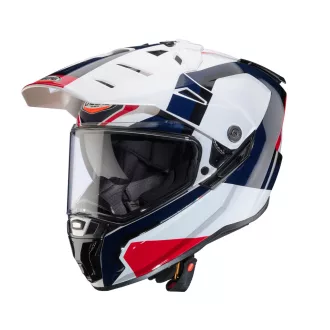   Caberg Tanami Scram dual adventure bukósisak fehér/piros/kék Honda HRC XXL