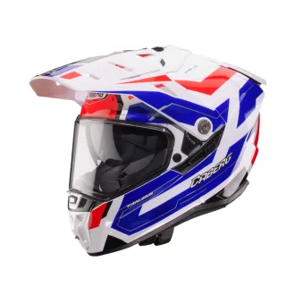   Caberg Tanami Ranger dual adventure bukósisak fehér/piros/kék L