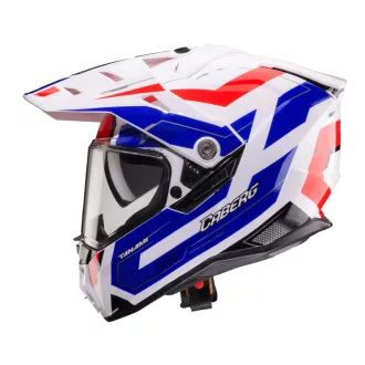   Caberg Tanami Ranger dual adventure bukósisak fehér/piros/kék XL