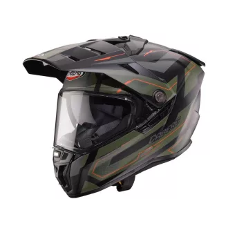   Caberg Tanami Ranger dual adventure bukósisak matt fekete/khaki/narancs XL