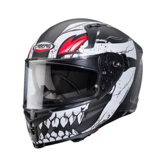   Caberg Avalon X Punk zárt bukósisak matt szürke/fehér/piros XL